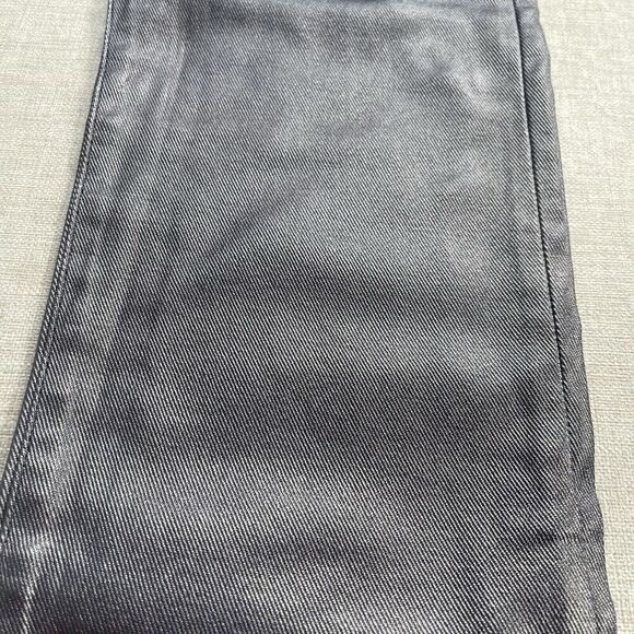 MADEWELL The '90s Straight Jean Size 24 Midnight Blue Foil NWT Rocker Band Retro - Picture 4 of 13